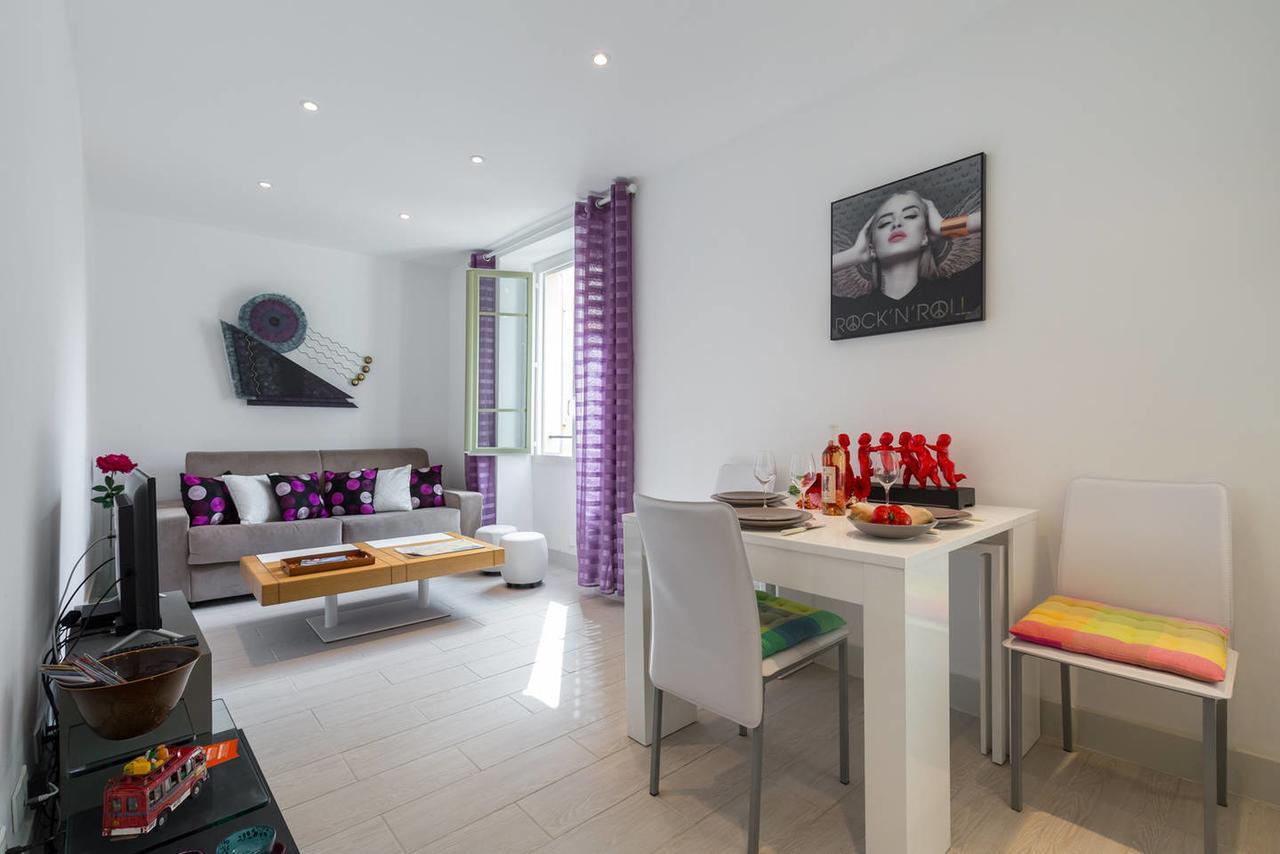 Le Rossetti 2 - F2 Lumineux, Ascenseur, Climatisation, Coeur Vieux-Nice Bagian luar foto